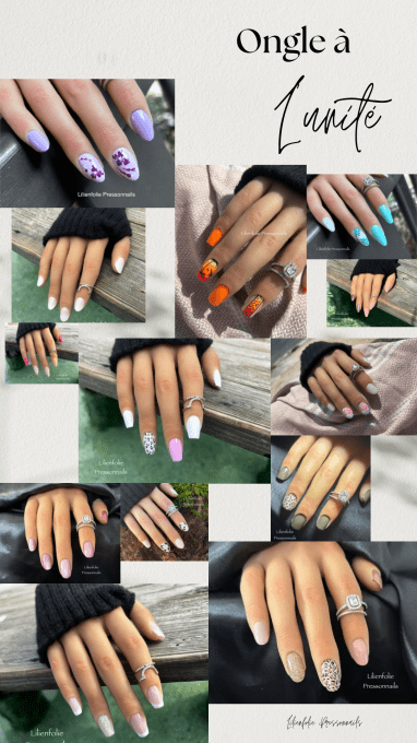Ongle à  l'unité